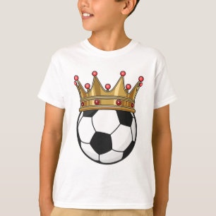 Camiseta Rey de la Corona de Fútbol