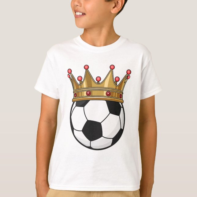 Camiseta Rey de la Corona de Fútbol (Anverso)