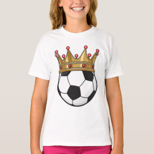 Camiseta Rey de la Corona de Fútbol