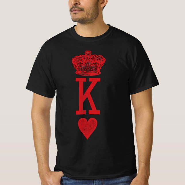 Camiseta Rey de la Corona del Corazón (Anverso)