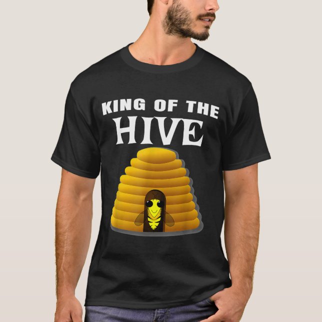 Camiseta Rey De La Hive Apiary    MensBeekeeper (Anverso)