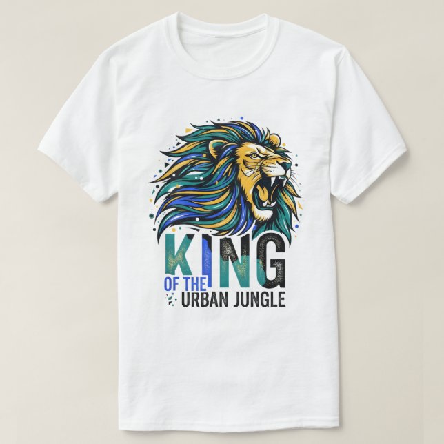 Camiseta Rey de la Jungla Urbana (Diseño del anverso)
