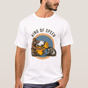 Camiseta Rey de la Motocicleta de Velocidad