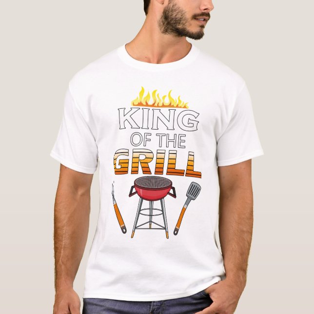 Camiseta Rey de la Parrilla (Anverso)