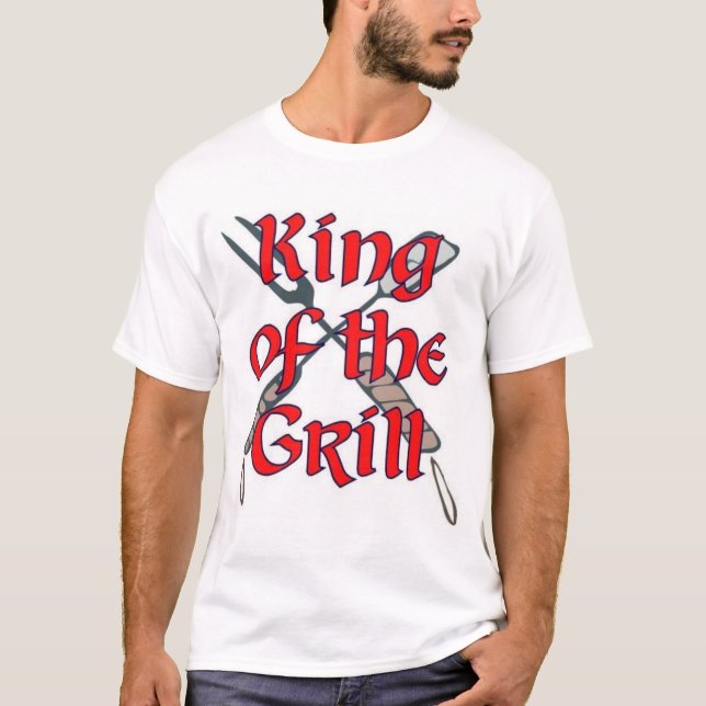 Camiseta Rey de la parrilla (Anverso)
