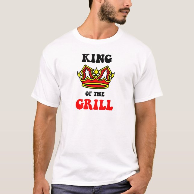 Camiseta Rey de la parrilla (Anverso)