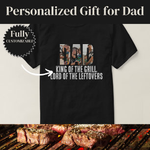 Camiseta Rey de la Parrilla Papá Divertido