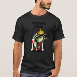 Camiseta Rey de la Pesca Chicos Pesca Hombres Pesca