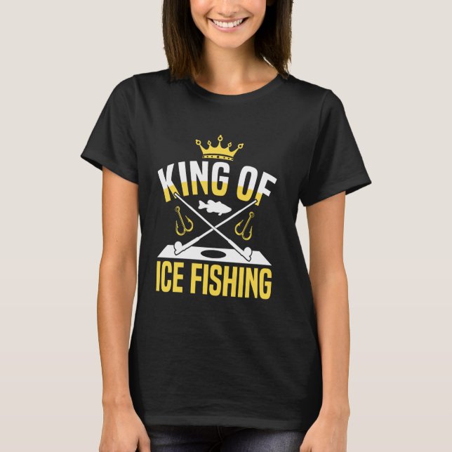 Camiseta Rey de la pesca en hielo (Anverso)