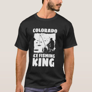 Camiseta Rey de la pesca en hielo de Colorado