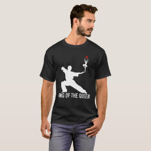 Camiseta Rey de la Reina negro único