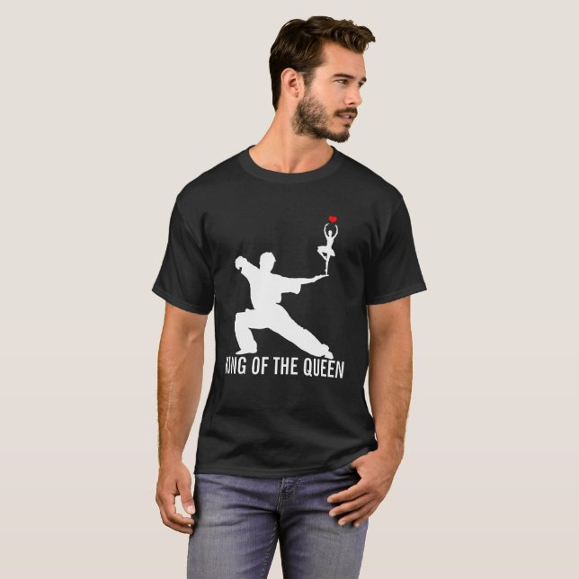 Camiseta Rey de la Reina negro único (Anverso completo)