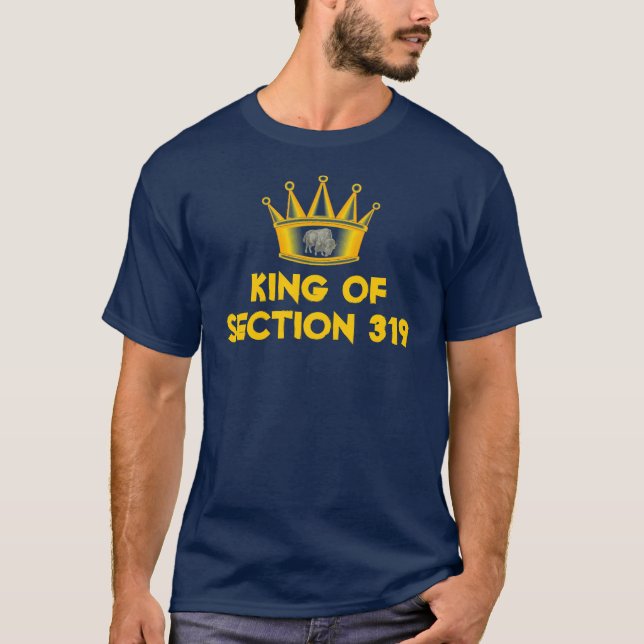 Camiseta ¡Rey de la sección 319 - Shenanigans! (Anverso)