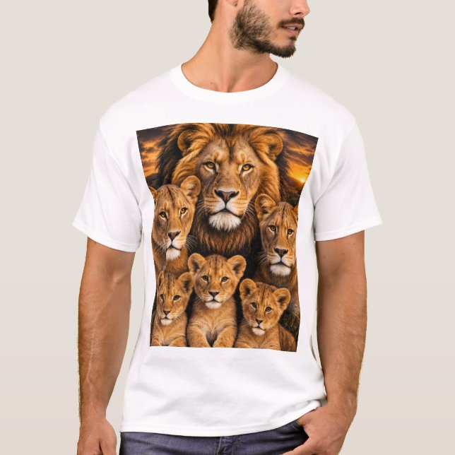 Camiseta Rey de la selva  (Anverso)
