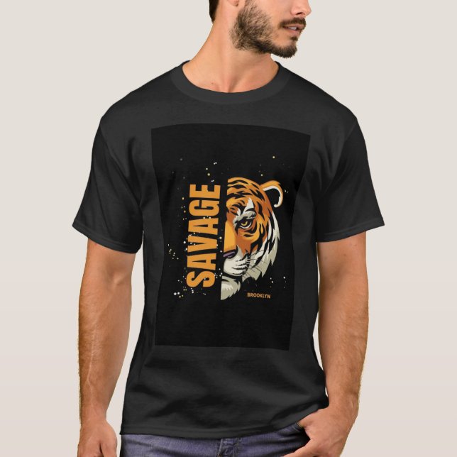 Camiseta "Rey de la Selva" 2. "Rugir como un león" 3. (Anverso)