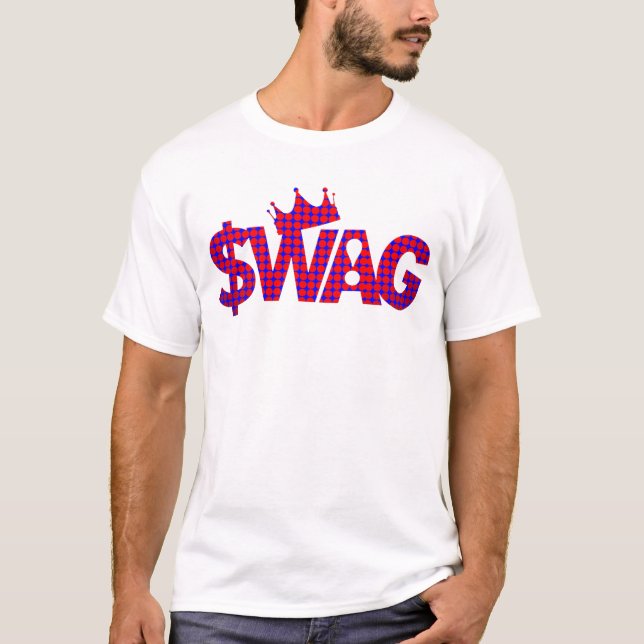 Camiseta ¡Rey de la superestrella del Swag! (Anverso)