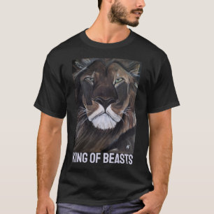 Camiseta Rey de las Bestias Pintura de Alfred Fox
