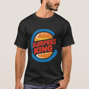 Camiseta Rey de las Burpees Cardio Gimnasio Culturismo Aman