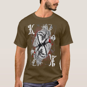 Camiseta Rey de las espadas Splatter Rey - Diseño de póquer