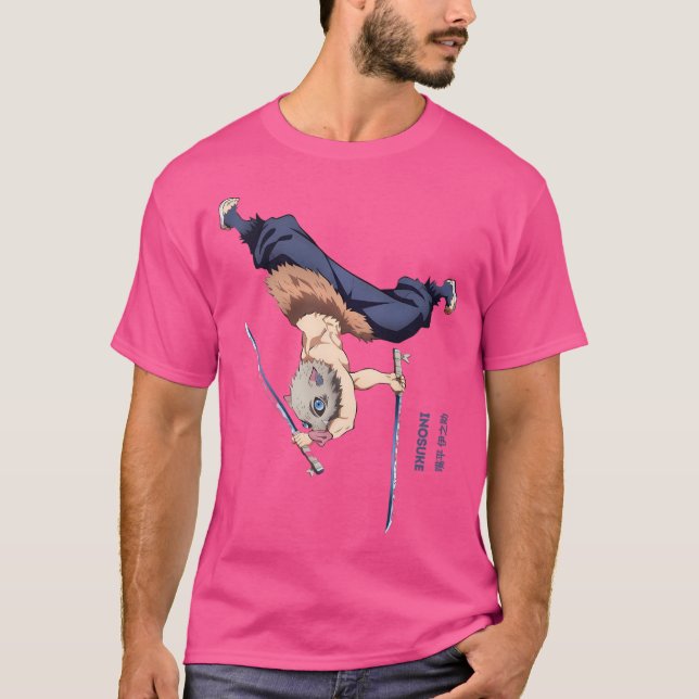 Camiseta Rey De Las Montañas Inosuke Hashibira (Anverso)