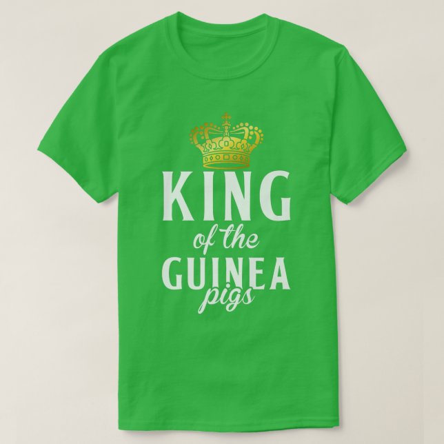 Camiseta Rey de los Cerdos de Guinea Cuta (Diseño del anverso)