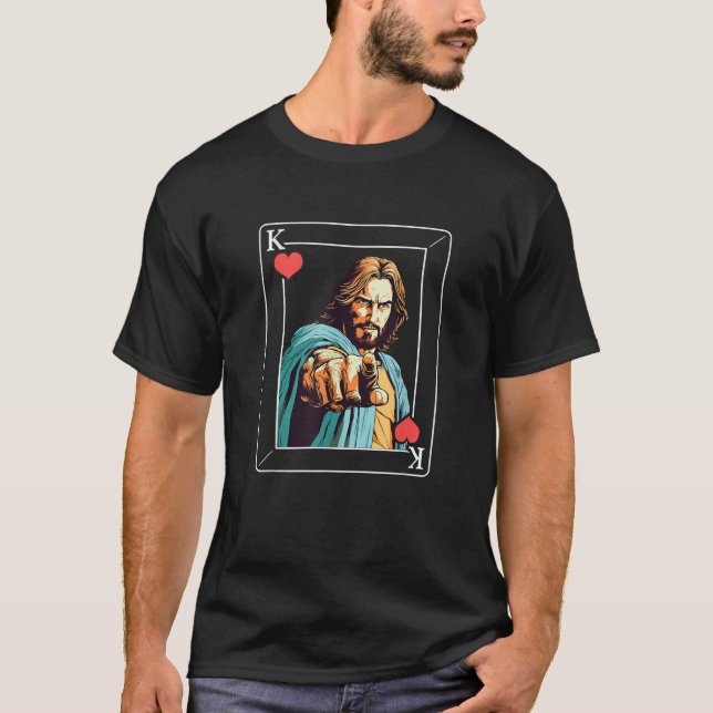 Camiseta Rey de los Corazones Jesús (Anverso)