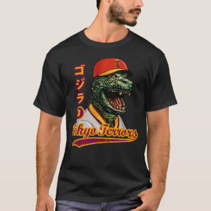 Camiseta Rey de los Monstruos Kaiju Béisbol