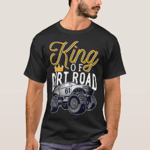 Camiseta Rey de negro sucio