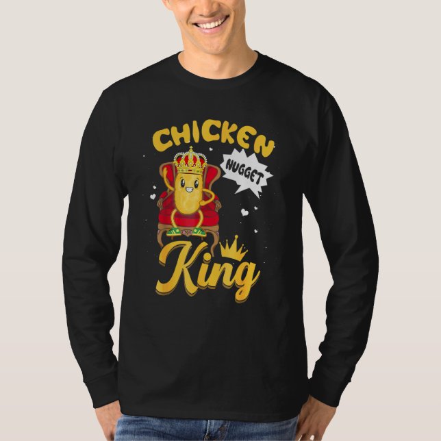 Camiseta Rey de Nuggets de Pollo (Anverso)