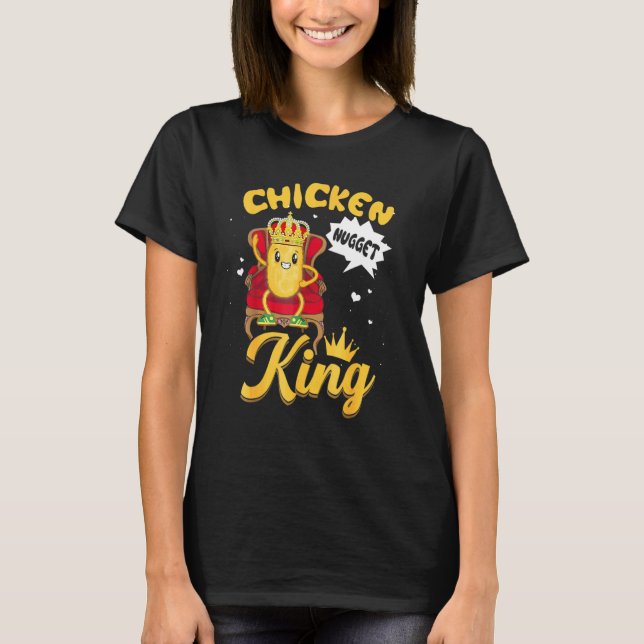 Camiseta Rey de Nuggets de Pollo (Anverso)