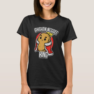 Camiseta Rey de Nuggets de Pollo Chicos Hombres Niños