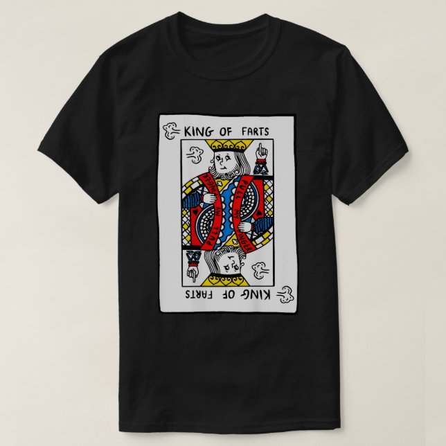 Camiseta rey de pedos (Diseño del anverso)