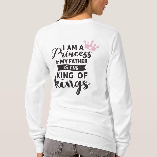 Camiseta Rey de reyes Princesa (Reverso)