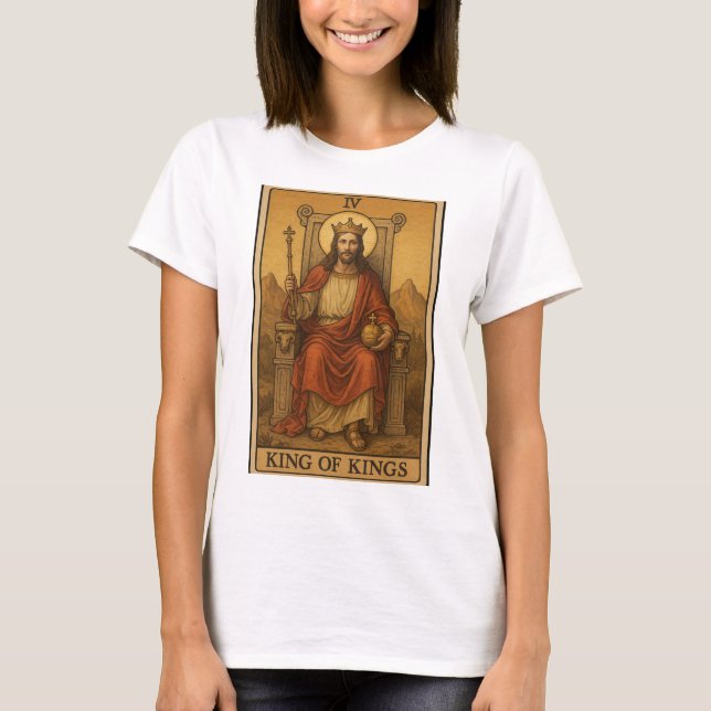 Camiseta Rey de Reyes Tarot Jesús (Anverso)