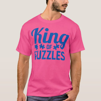 Camiseta Rey De Rompecabezas Juego De Rompecabezas Divertid