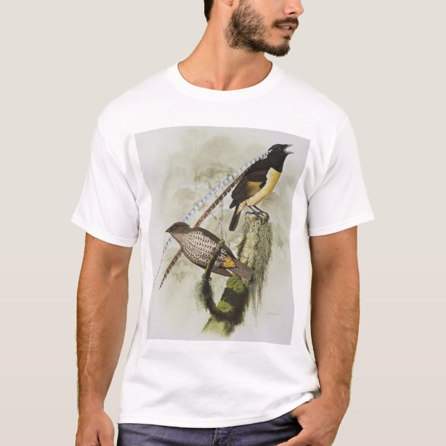 Camiseta Rey de Sajonia Ave del Paraíso, hombre y mujer (Anverso)