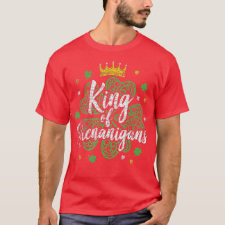 Camiseta Rey De Shenanigans - Día Gracioso De Los Simpatiza