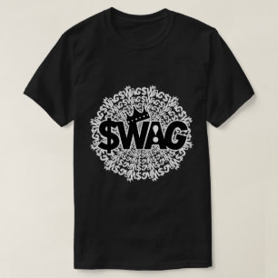 Camiseta Rey de Swag por todas partes 
