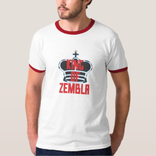 Camiseta Rey de Zembla (negro rojo)