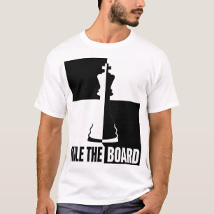 Camiseta Rey del Ajedrez que Domina el Tablero