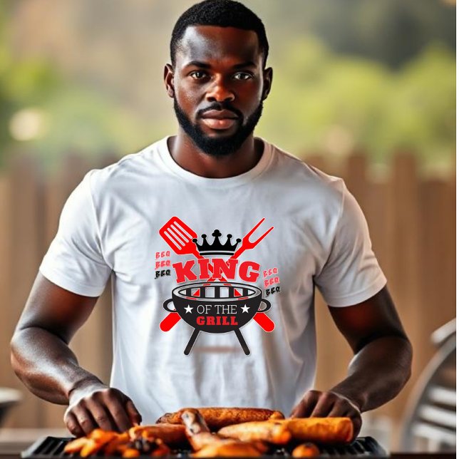 Camiseta Rey del asador - barbacoa (Subido por el creador)