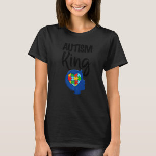Camiseta Rey del Autismo Conciencia del Autismo en Niños