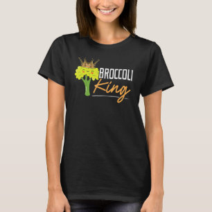 Camiseta Rey del Brócoli Adicto al Brócoli Vegetal Vegetari