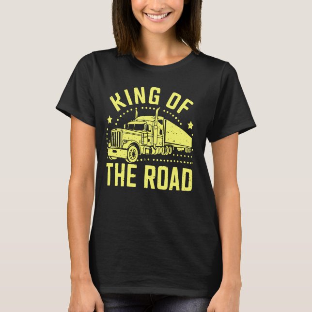 Camiseta Rey del Camión Semi (Anverso)