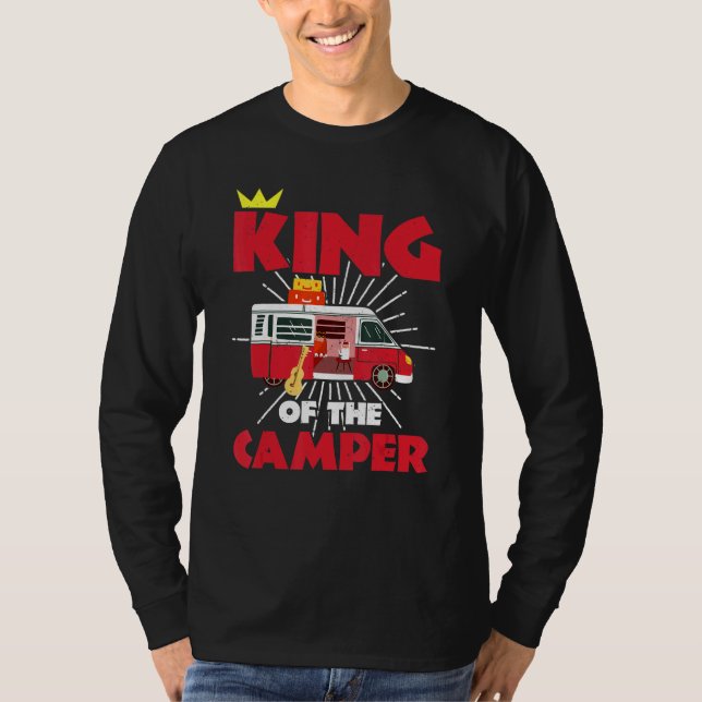 Camiseta Rey Del Camping Camper (Anverso)