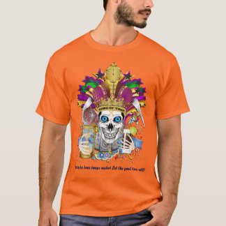 Camiseta Rey del carnaval de las notas para hombre de la