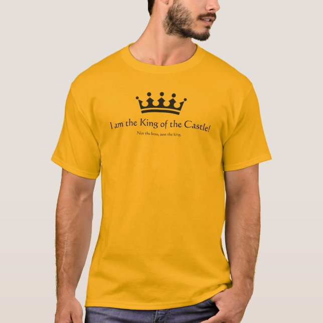 Camiseta ¡Rey del castillo! (Anverso)