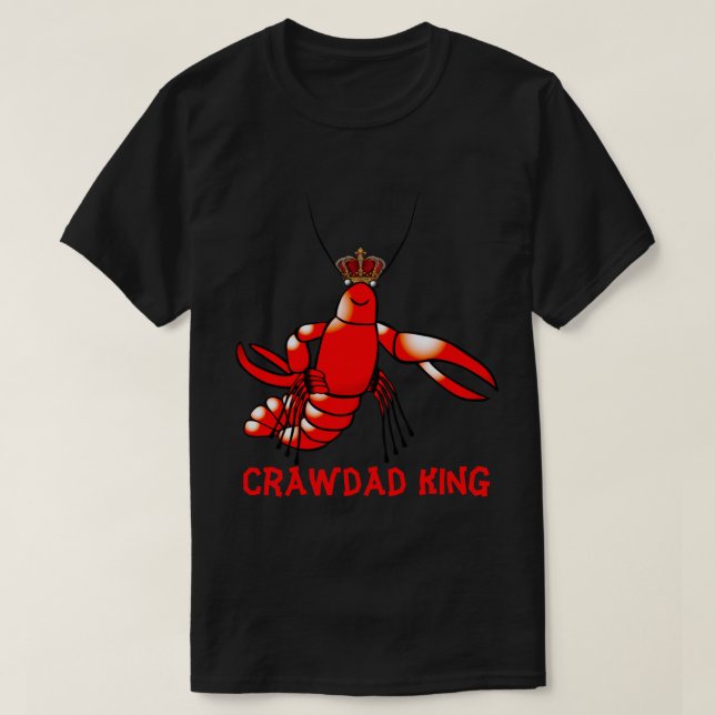 Camiseta Rey del Crawdad (Diseño del anverso)