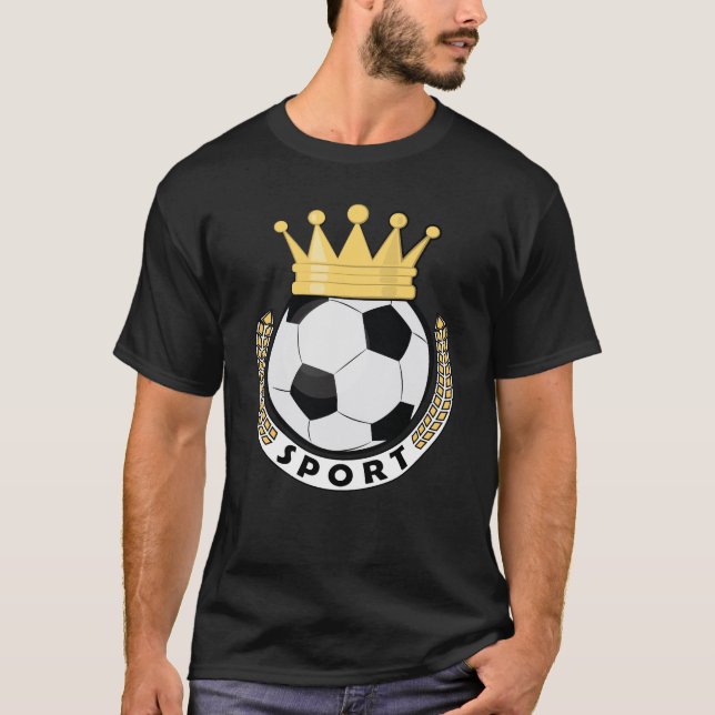 Camiseta Rey del Deporte - Fútbol (Anverso)
