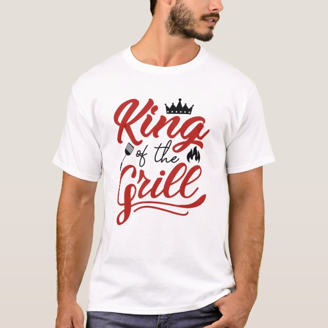 Camiseta Rey Del Grill (Anverso)